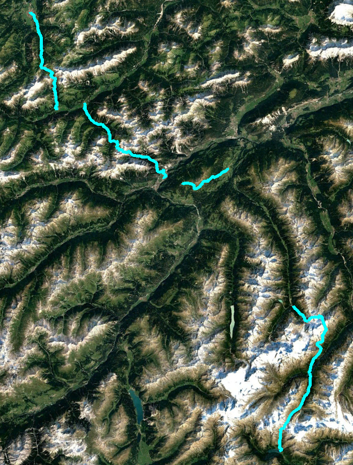 GPS Track E5 Oberstdorf-Meran