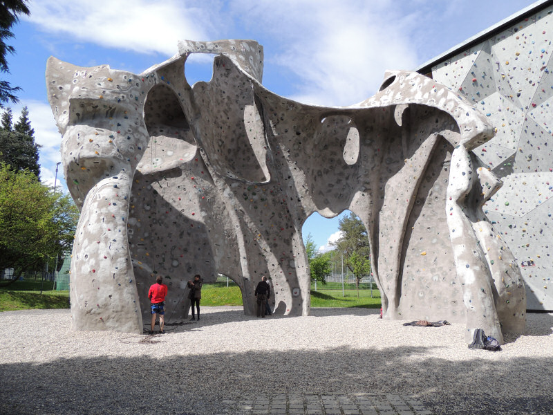 Kletterhalle Stuttgart Außenbereich