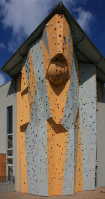 Kletterhalle Würzburg Außenbereich