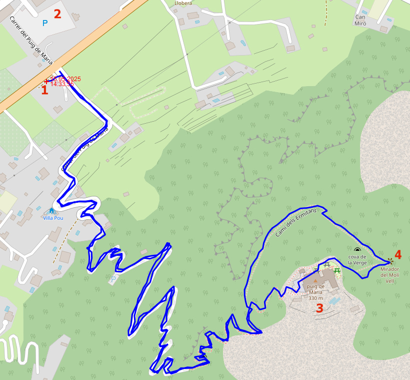 GPS Track Puig de Maria