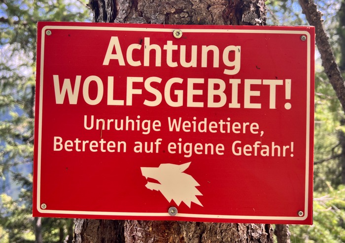 Salzburg-Triest Wolfsgebiet