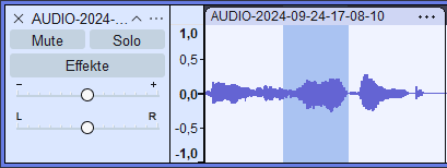 Audacity Markierung gelöscht