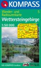 Karte: Wettersteingebirge, Zugspitzgebiet